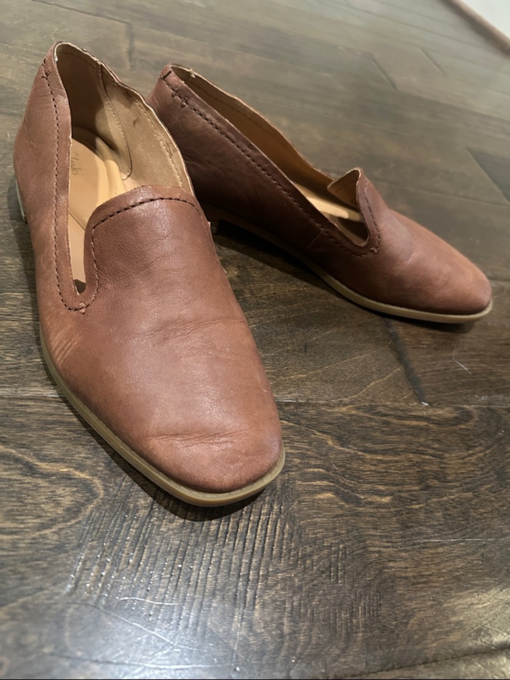 Clark’s Brown Women's Slip-On Loafers